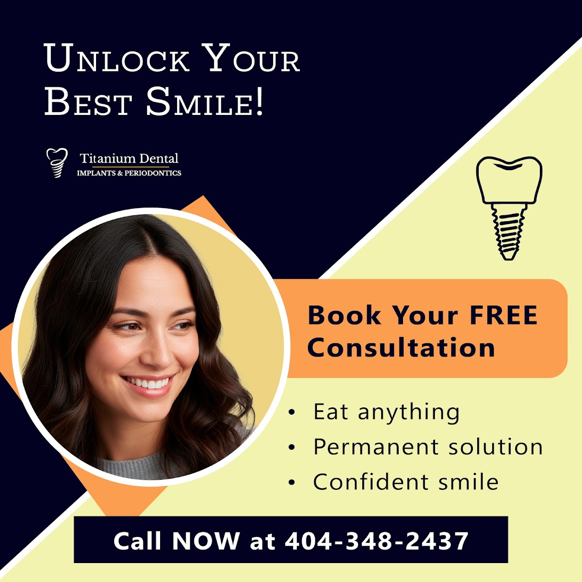 Titanium Dental Implants & Periodontics **$1,999 Implant Special** Best Price in Ga! photo 6
