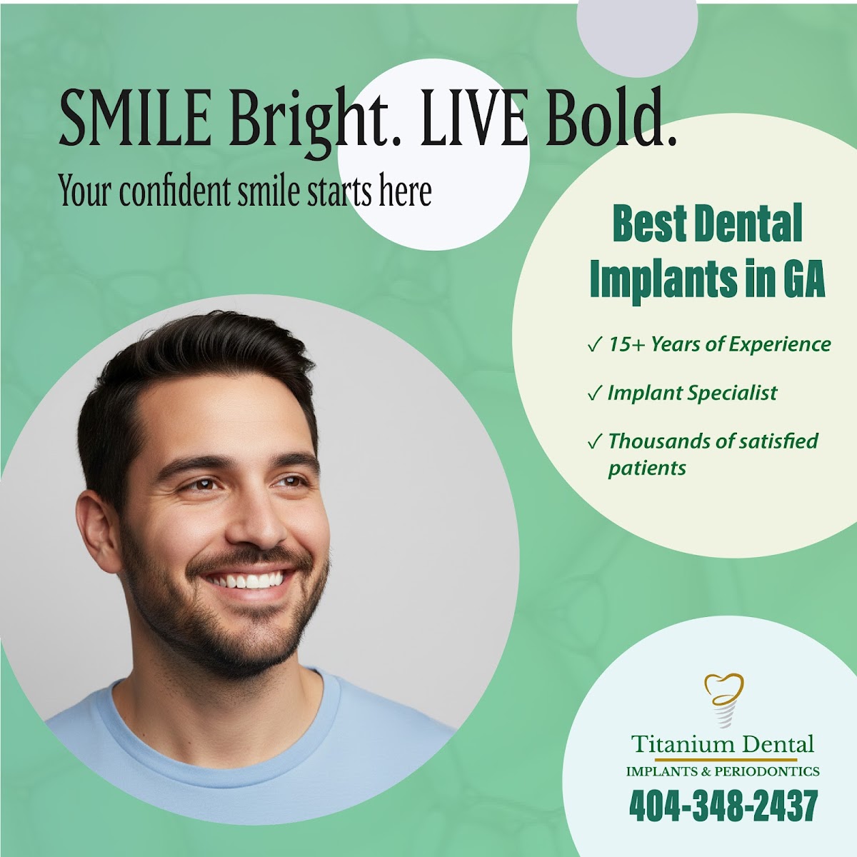 Titanium Dental Implants & Periodontics **$1,999 Implant Special** Best Price in Ga! photo 6