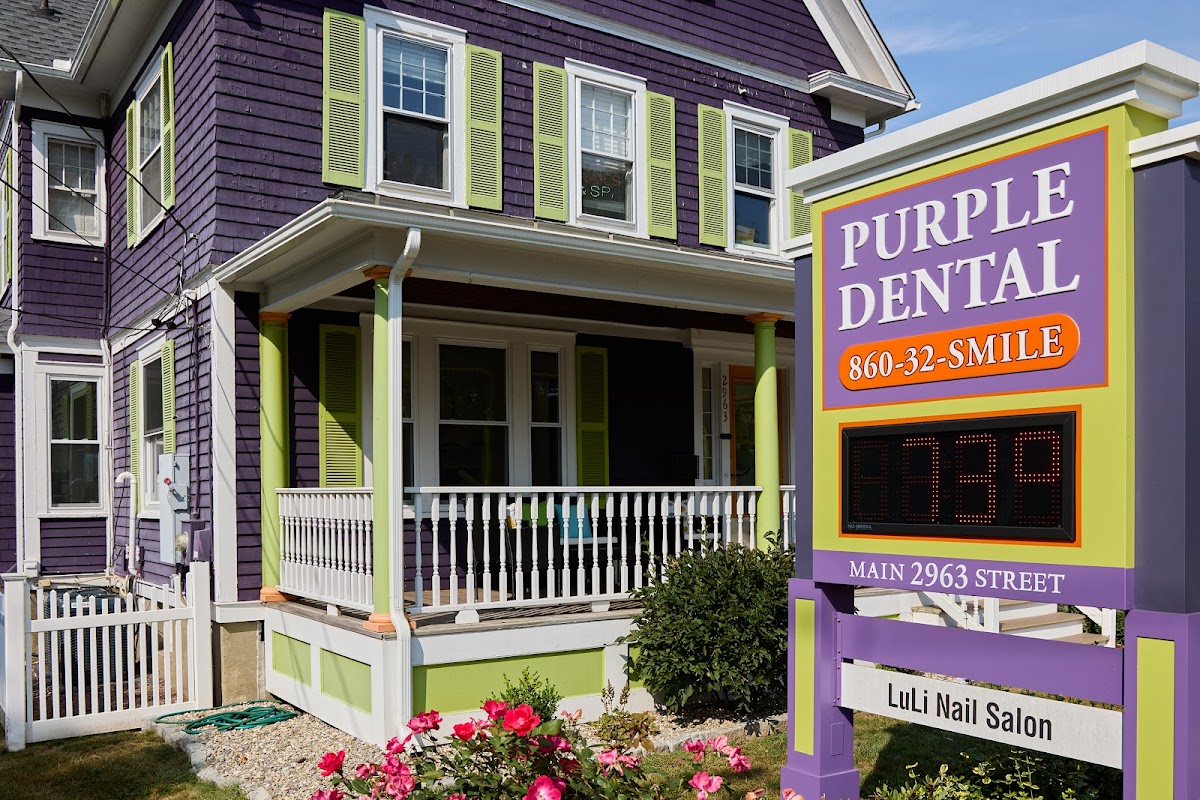 Purple Dental LLC - Dentist in Glastonbury, Ct – Dental Implants, Crowns, Hybrid Dentures, Wisdom Teeth & Invisalign Aligners photo 1