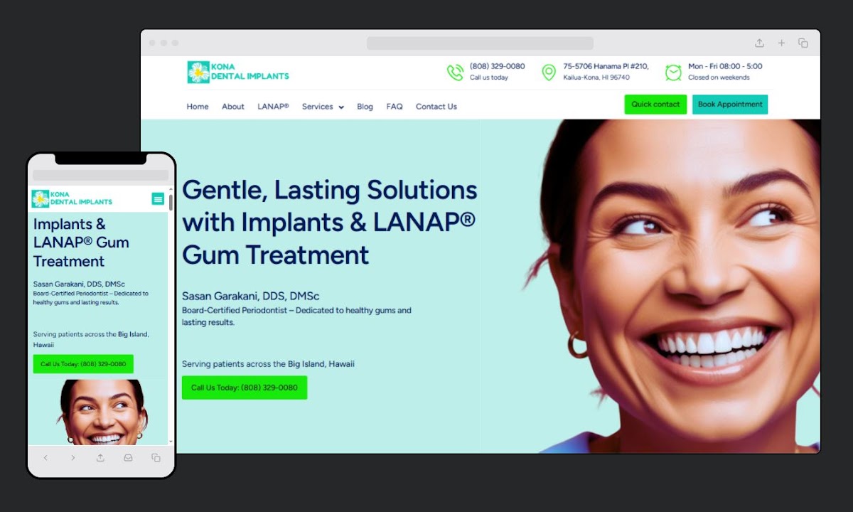 Kona Dental Implants - Dr. Sasan Garakani photo 5