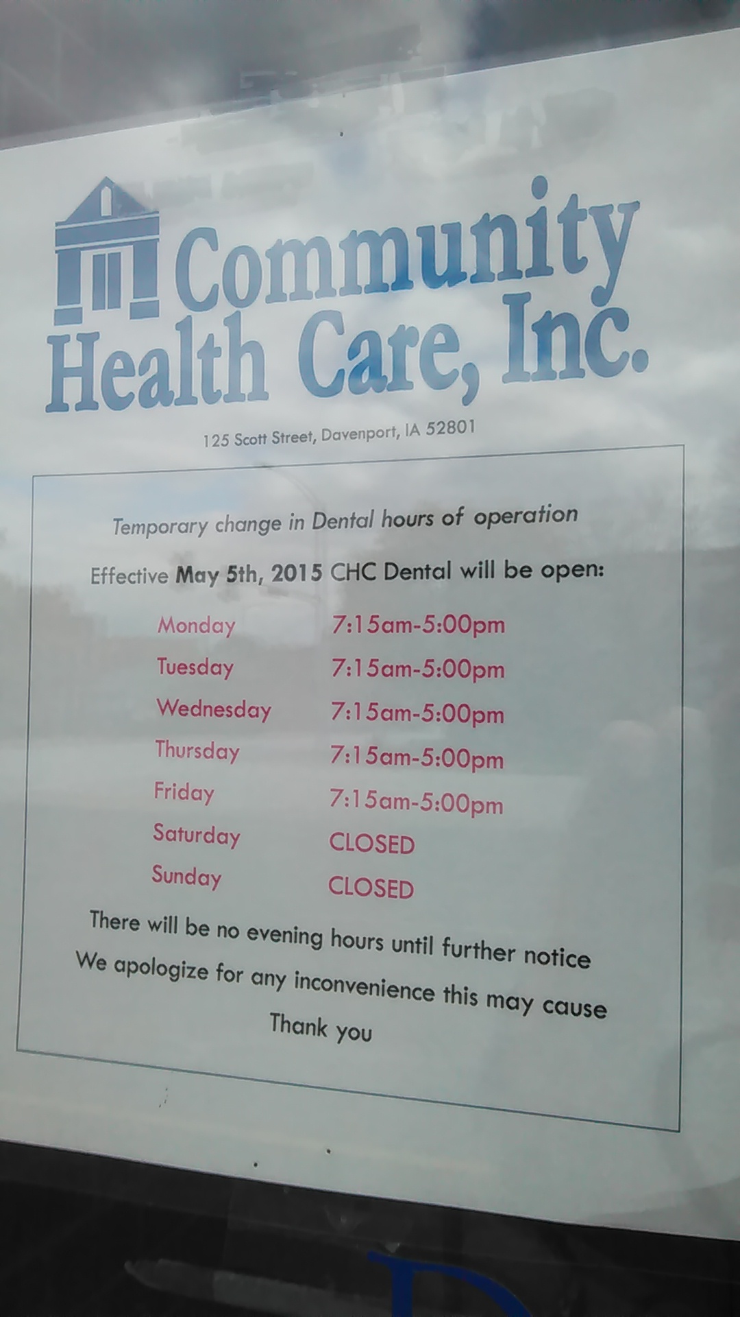 Community Health Care, Davenport Dental Clinic photo 6